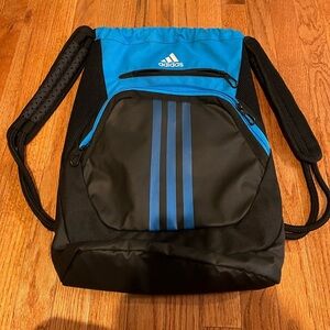 Adidas pull string backpack, excellent condition